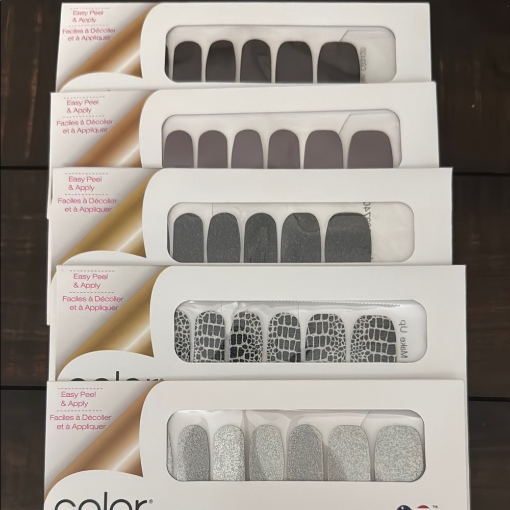 BN set of 5, Color Street Nail Polish Strips - Variety Pack